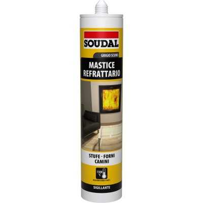 SOUDAL CARTUCCIA MASTICE REFRATTARIO ALTA TEMPERATURA ML. 290