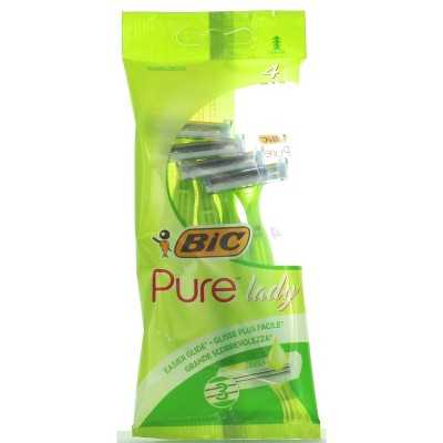 BIC RAZOR PURE3 LADY 4 PCS.