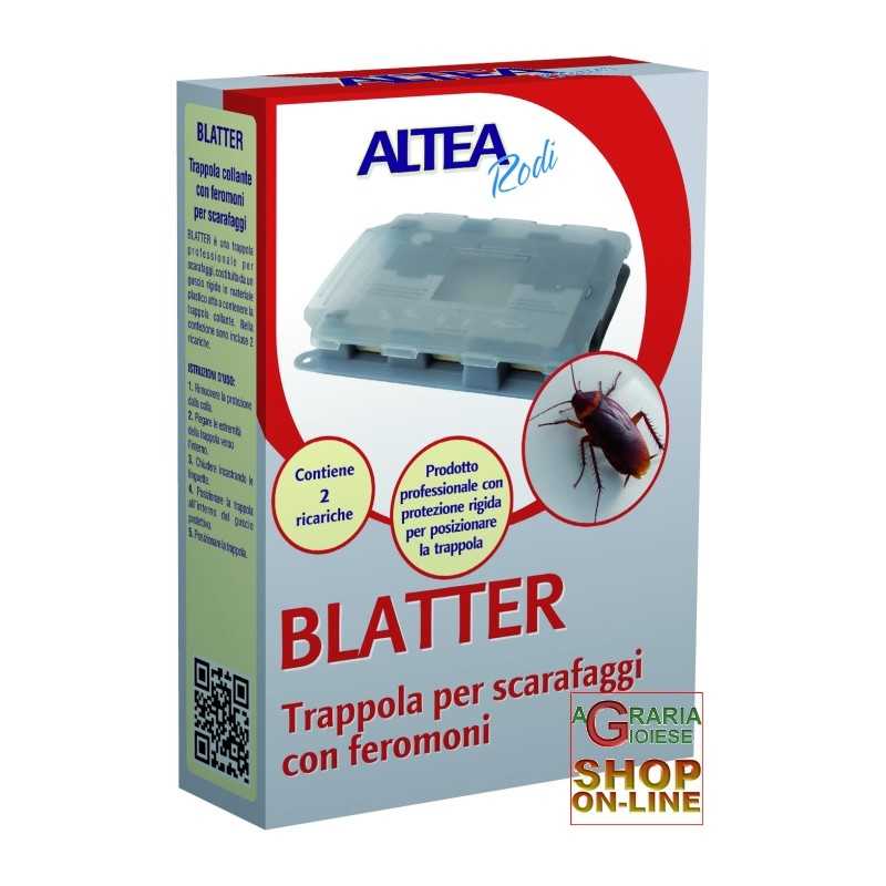 Trap Line Trappola Blatte - 25 Cartoncini Colla Con Attrattivo Alimentare E Feromone