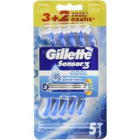Gillette Sensor3 Cool Rasoio Da Uomo Usa E Getta PZ. 3+2