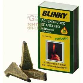 BLINKY ECOLOGICAL FIRE LIGHTER WITH INSTANT MATCH PCS. 20