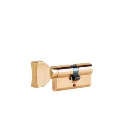 ISEO ART. 8259.30.30 CILINDRO SAGOMATO CON POMOLO OTTONE CON 3