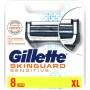 GILLETTE SKINGUARD SENSITIVE 8 RICAMBI XL PER PELLE SENSIBILE