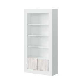 KIT LIBRERIA BALTIK 2 ANTE CON 4 RIPIANI BIANCO ARTIC cm.94x35x181h.