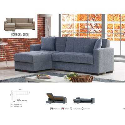 DIVANO PRONTOLETTO MERLIN CORNER GRIGIO