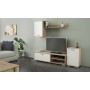 KIT PARETE ATTREZZATA ROVERE BIANCO 170x36x190h.