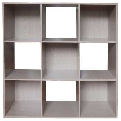 LIBRERIA MODELLO CUBO 9 FRASSINO cm.91x91h.
