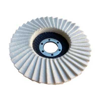 Abra beta Polishing disc on steel with felt mm. 115x22