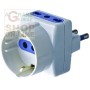 TRIPLE 16A ADAPTER WITH SCHUKO
