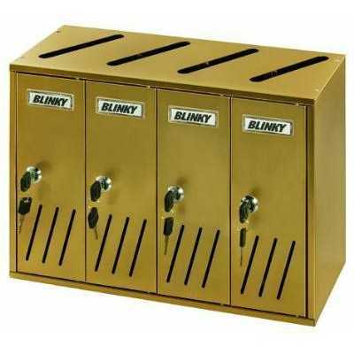 BLINKY CASELLARI POSTALI ALU BRONZO K-4 SR.4 42X17,5 X30