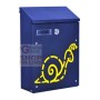 BLINKY BOX FOR SNAIL LETTERS IN BLACK STEEL CM. 21X8,5X30H