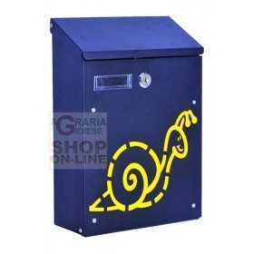 BLINKY BOX FOR SNAIL LETTERS IN BLACK STEEL CM. 21X8,5X30H