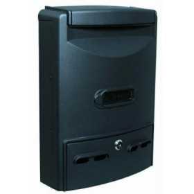 BLINKY MAILBOX IN ALUMINUM EURO-MAXI 29X10X39H BLACK