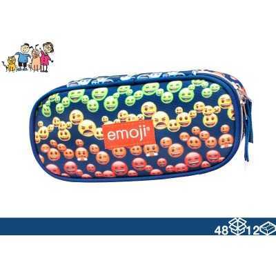 COLOR POCKET CASE IN ORGANIZED FABRIC EMOJIRAINBOW cm. 21