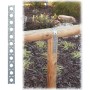 PERFORATED BAND GALVANIZED IRON MT. 10 MM. 0.8 (0.7) X 25