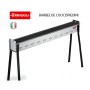 COAL BARBECUE FERRABOLI CUOCISPIEDINI INOX cm. 115x14