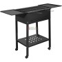 CHARCOAL BARBECUE TAORMINA HEAVY MODEL 2 STURDY DOORS CM. 40x60x95h.