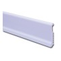 POLYESTER SKIRTING MM. 75x15h. MT. 2 WHITE 302