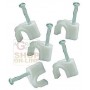 BLINKY WHITE PLASTIC CABLE FIXER PCS. 100 DIAMETER MM. 5