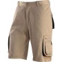 BERMUDA 65% POLYESTER 35% COTTON MULTI-POCKETS COLOR KAKI BLACK SIZE S XXXL