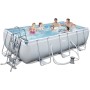 BESTWAY 56441 SWIMMING POOL WITH FRAME POWER STEEL FRAME CM.