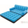 BESTWAY INFLATABLE FLOCKED SOFA CM.188X162X54 WITH PUMP MOD. 67356
