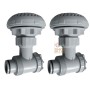 BESTWAY F4H057ASS CONNECTION VALVE FOR SWIMMING POOLS SET 2 PIECES