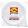 BIBO 100 DEEP PLATES IN WHITE PLASTIC DM 20 5 CM