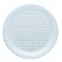 BIBO 50 PIATTI PIANI IN PLASTICA BIANCA DM 20 5 CM