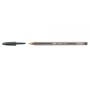 BIC Cristal fine tip pen in black metal