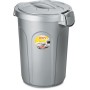 Jerry bin for waste with silver lid lt. 23