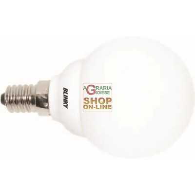 BLINKY LAMPADE BASSO CONSUMO SFERA CALDA E14 9W-410LM 