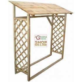 BLINKY WOODEN SHED MOD. WALL MAGNOLIA CM.180x70P