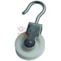 BLINKY GALVANIZED STEEL PULLEY NYLON SWIVEL DIAMETER MM. 60