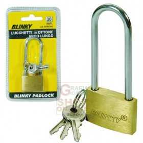 BLINKY LUCCHETTO IN OTTONE 3617 ARCO LUNGO MM. 50 