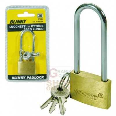 BLINKY LUCCHETTO IN OTTONE 3617 ARCO LUNGO MM. 50 