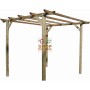 PERGOLA ECO IN LEGNO DI PINO MASSELLO CM.300X300