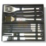 BLINKY TOOL SET FOR BARBECUE WITH CASE 10 PIECES IN CHROME STEEL