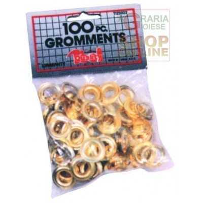 BLINKY EYELETS SAIL TYPE BRASS SET 50 PAIRS