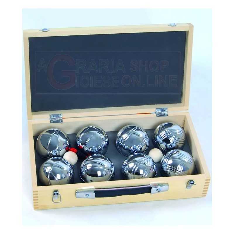 BOCCE PETANCA BLINKY SET2X4 WOODEN BOX PCS 8 GR. 720