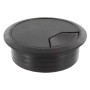 BOCCHETTA PASSACAVI DI PLASTICA NERA DIAMETRO MM. 60