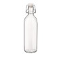 BORMIOLI EMILIA GLASS BOTTLE ON HERMETIC CAP LT. 1