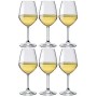 BORMIOLI SET 6 DIVINE GLASS GLASSES FOR WHITE WINE CL. 53