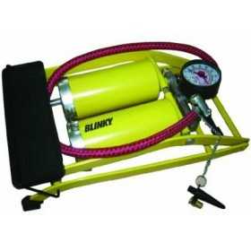 BLINKY DOUBLE FOOT CYCLE PUMP WITH PRESSURE GAUGE 35725-20 / 6