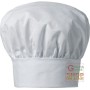 CAPPELLO DA CUOCO 100% COTONE CONF 10 PEZZI COLORE BIANCO TG UNICA