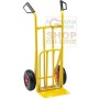 JUPITER CRATE TROLLEY WITH INFLATABLE WHEELS AND FOLDING BASE