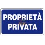 CARTELLO SEGNALE PROPRIETA PRIVATA MM. 300X200