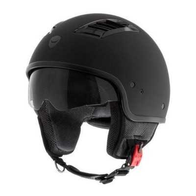HELMO MOTORCYCLE HELMET BUENOS AIRES BLACK WITH VISOR SIZE M TO XL