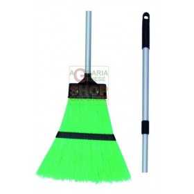 BLINKY BROOM WITH SLEEVE GREEN WIRES CM. 68-120