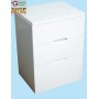 CHEST OF 3 DRAWERS LACQUERED WHITE CM. 50X40X67H